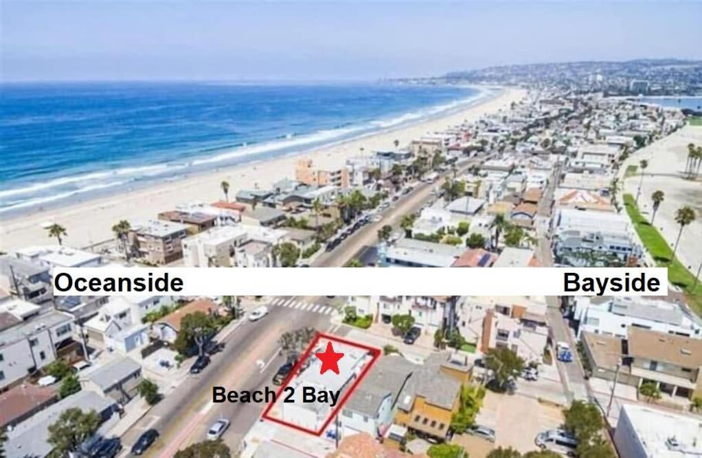Beach-2-Bay 2Br - In The Heart Of Mission Beach 샌디에이고 외부 사진